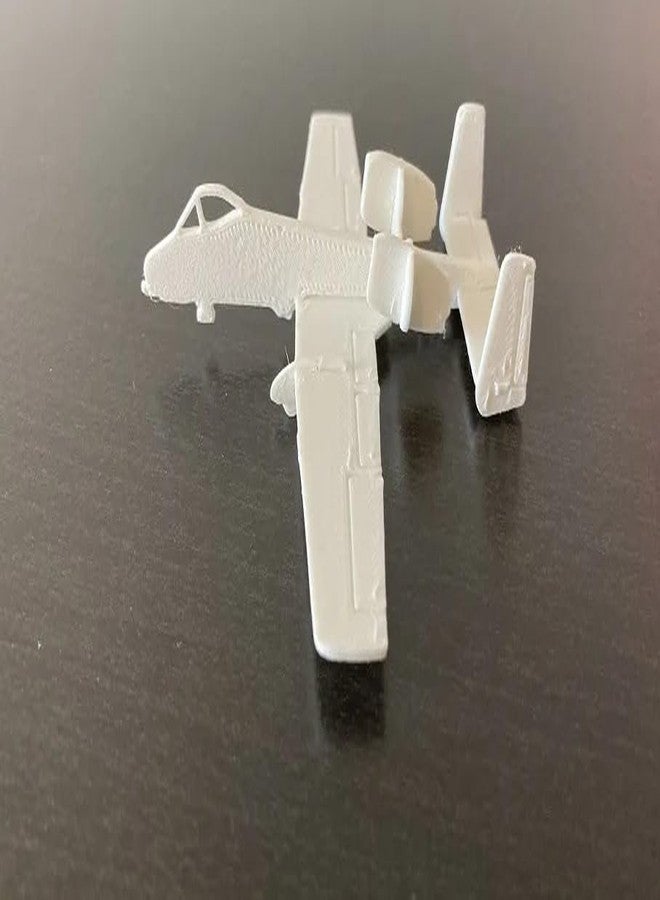 3D Craft Military Aircraft Model Kit, 1:72 Scale, A-10 Thunderbolt II Plastic Assembly Set, Grey - Image 5